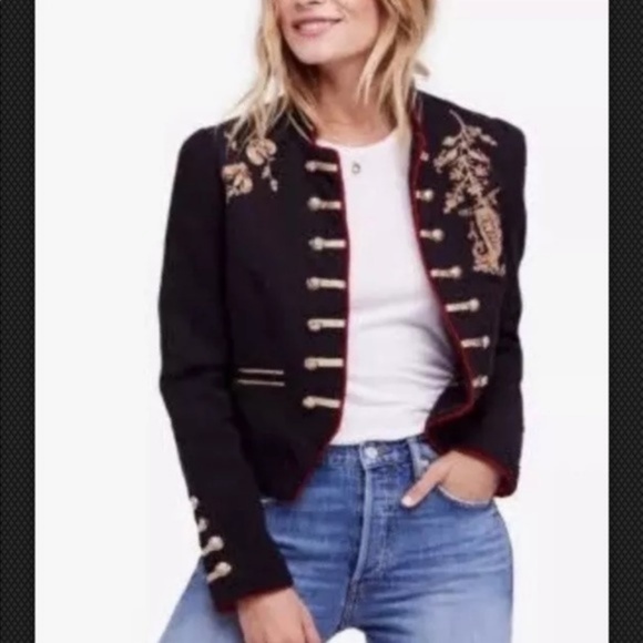 Free People Jackets & Blazers - Free People Lauren Band Jacket